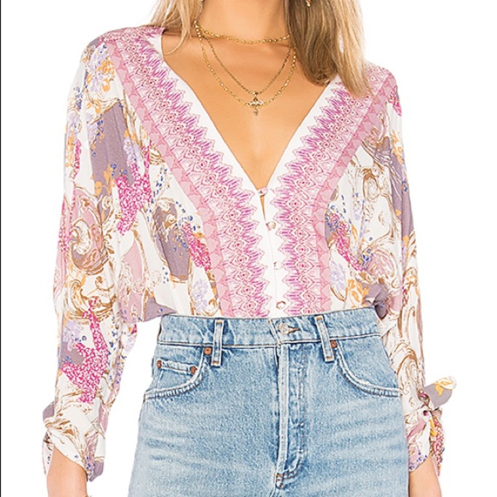 Free People Revolve Catch Me If You Can Blouse